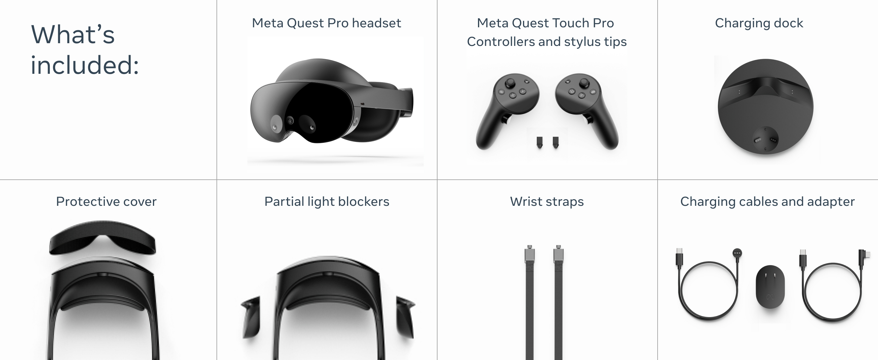 Meta Quest Pro Black VR Headset